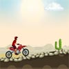 Game ON A MOTORCYCLE IN THE DESERT