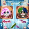 HAIRCUTS:TOM AND ANGELA