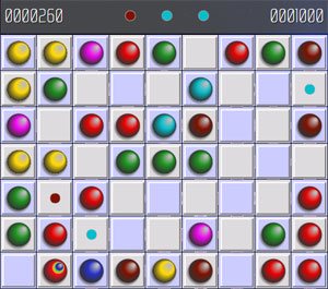 Free Online Color Lines Puzzle Game